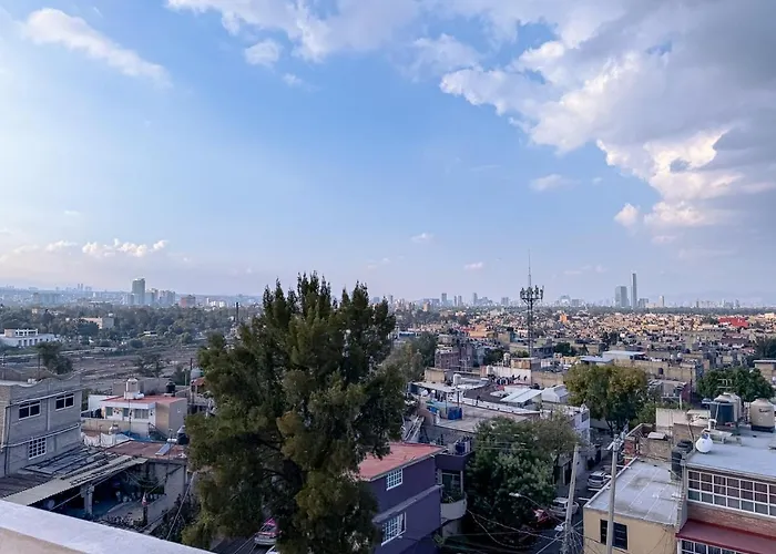 De Y Bano Privado A 8 Min Del Estadio - Terraza - Servicios Exclusivos *