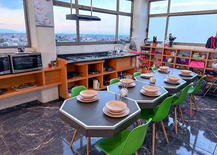 Apartment De Y Bano Privado A 8 Min Del Estadio - Terraza - Servicios Exclusivos